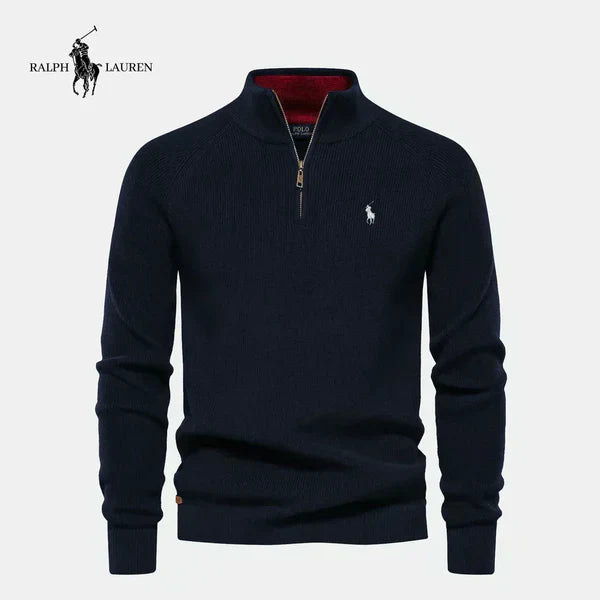 RL | Half-Zip Knitted Jumper